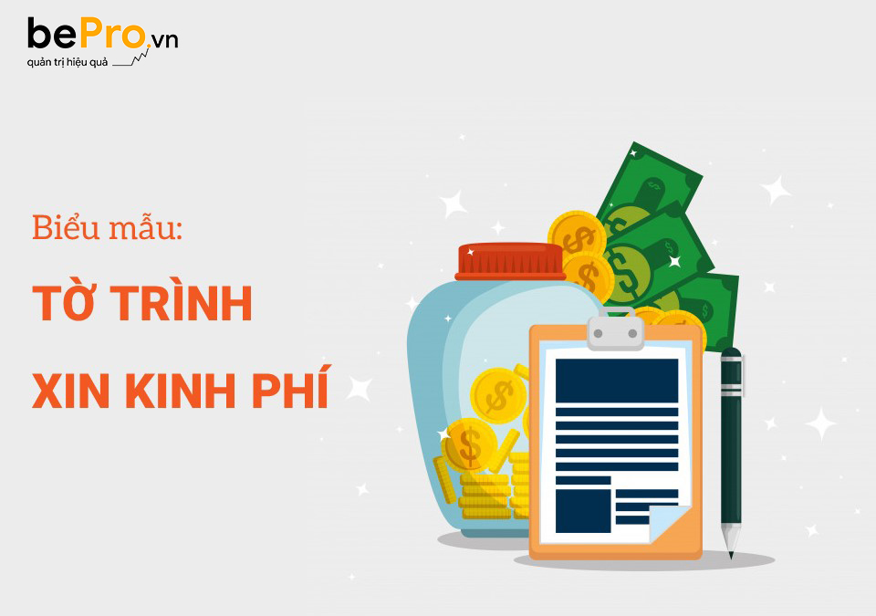 Mẫu tờ trình xin kinh phí hoạt động chuẩn nhất 2021