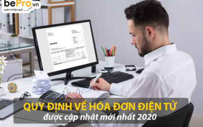 Quy định về hóa đơn điện tử được cập nhật mới nhất 2020
