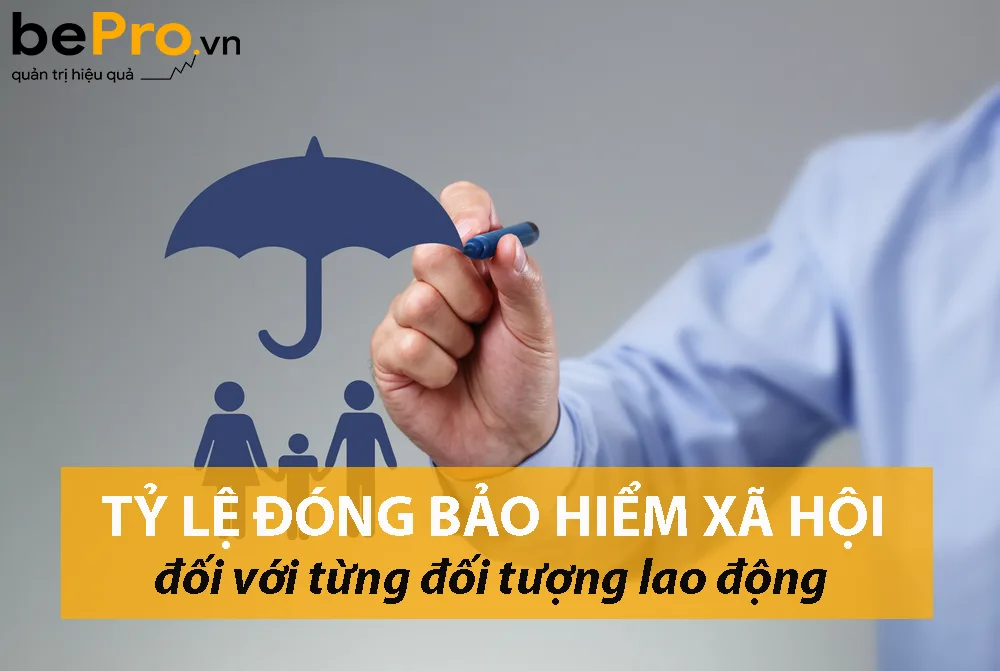 Tỷ lệ đóng bảo hiểm xã hội đối với từng đối tượng lao động 
